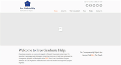 Desktop Screenshot of freegraduatehelp.com