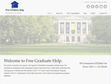 Tablet Screenshot of freegraduatehelp.com